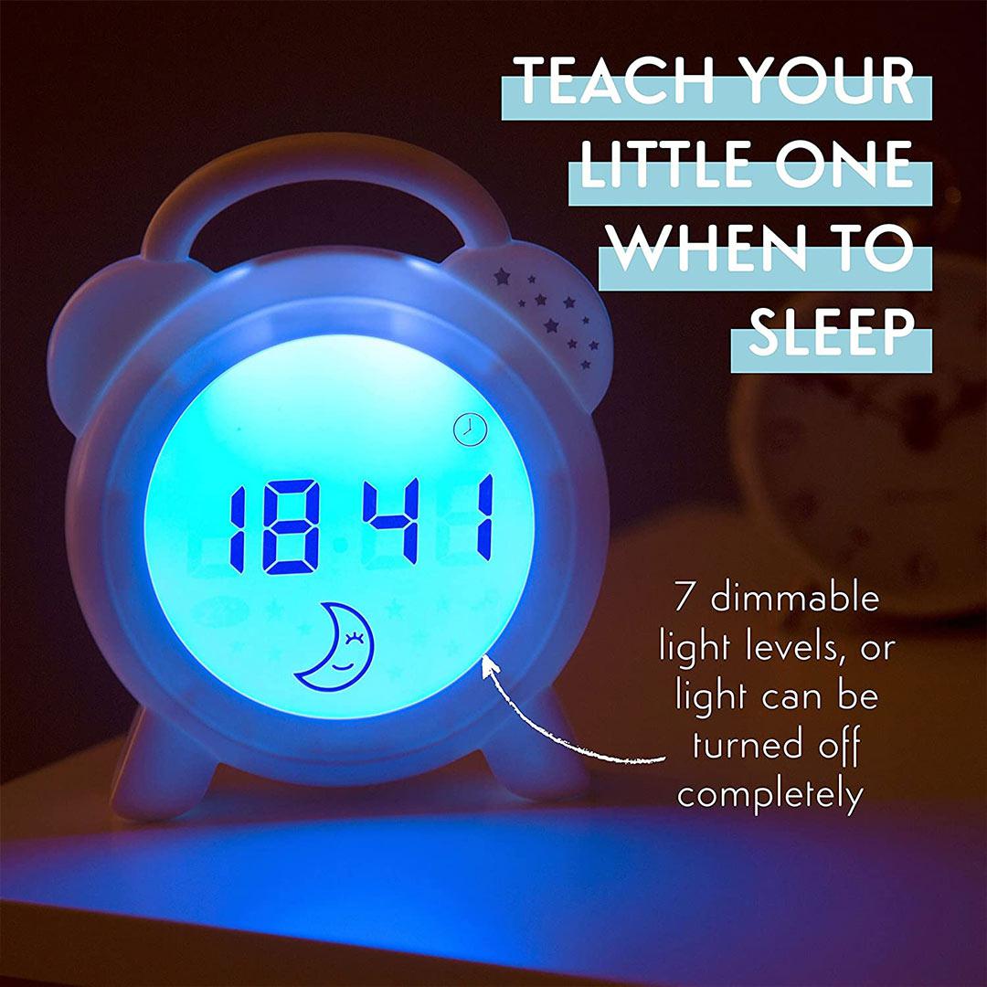 Purflo Snoozee Sleep Trainer + Clock - White-Sleeping Aids- | Natural Baby Shower