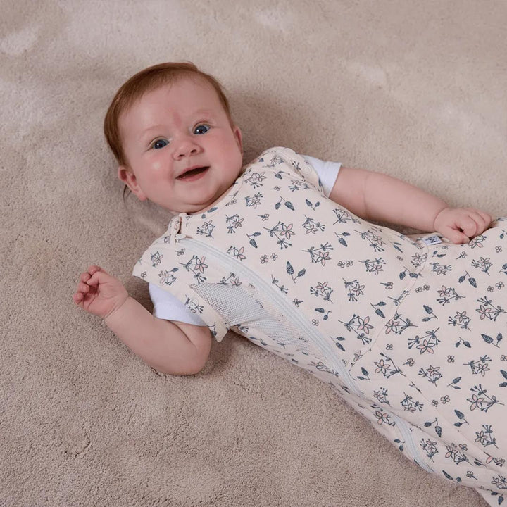Purflo Swaddle to Sleep Bag 2.5 Tog 0-4m All Seasons - Daisy Dreams-Sleeping Bags-0-4m- | Natural Baby Shower