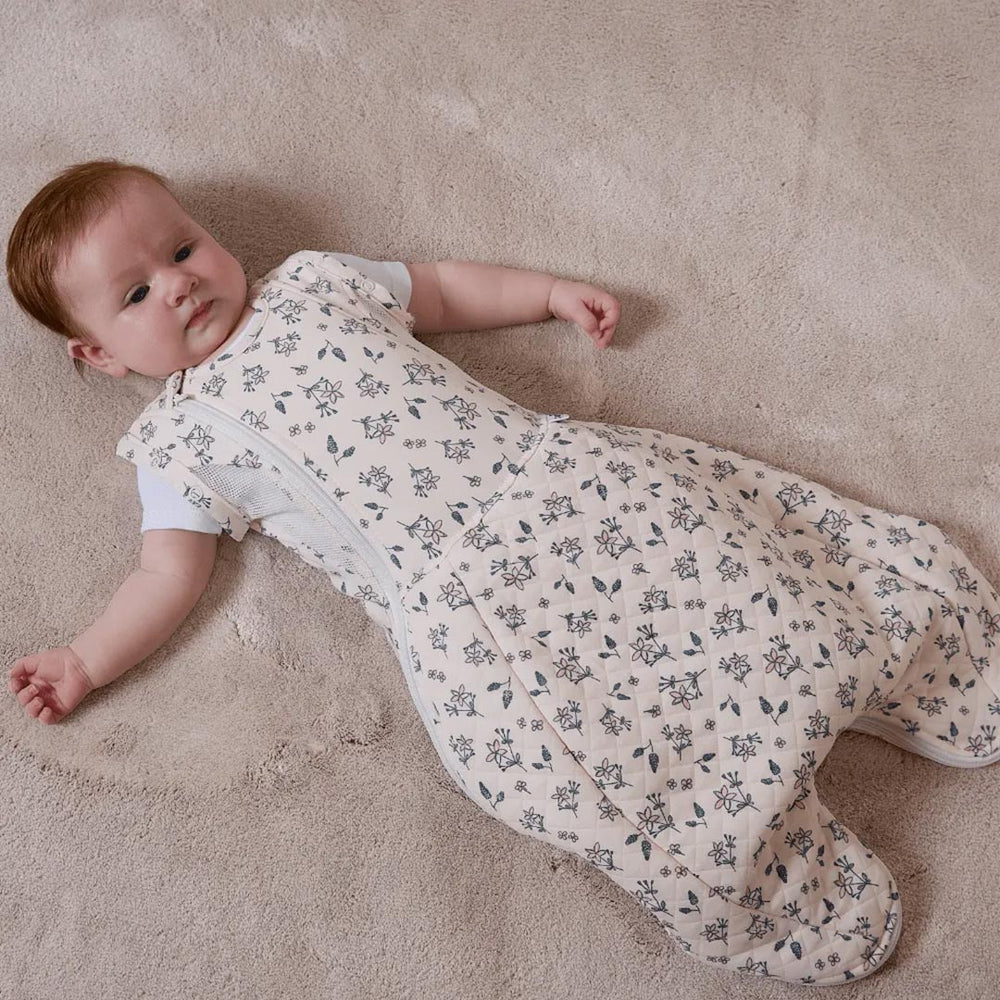 Purflo Swaddle to Sleep Bag 2.5 Tog 0-4m All Seasons - Daisy Dreams-Sleeping Bags-0-4m- | Natural Baby Shower