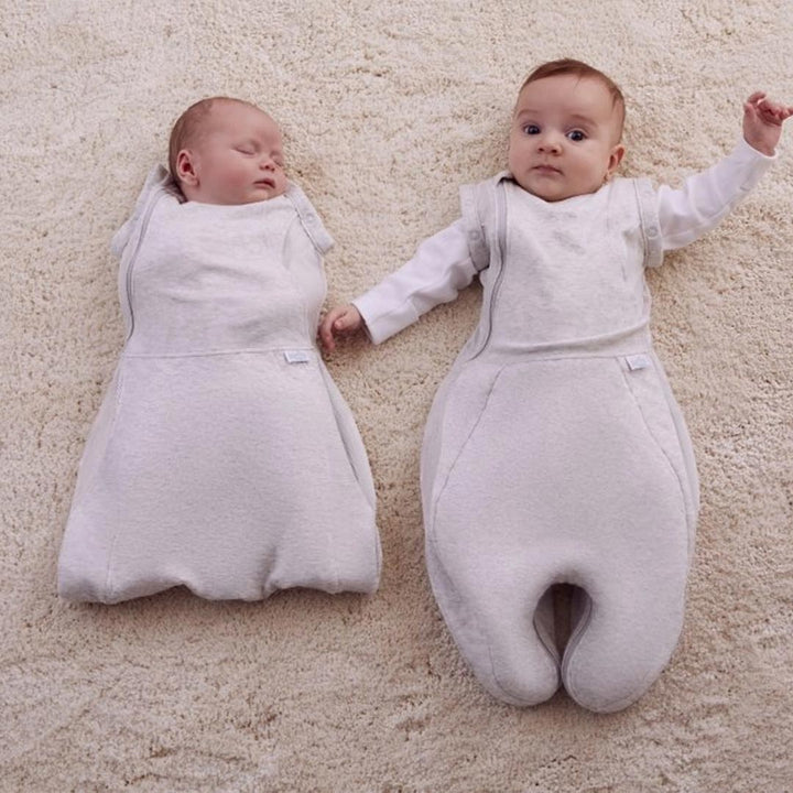 Purflo Swaddle To Sleep Bag - Minimal Grey - TOG 2.5-Sleepsack Swaddles-0-4m- | Natural Baby Shower