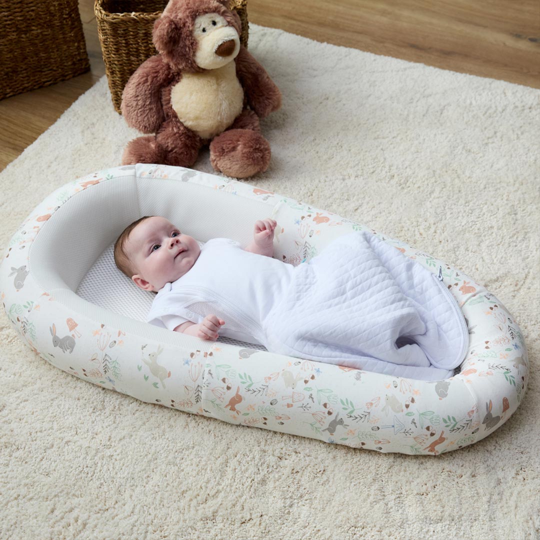 Purflo Swaddle To Sleep Bag - Soft White - TOG 2.5-Sleepsack Swaddles-0-4m- | Natural Baby Shower