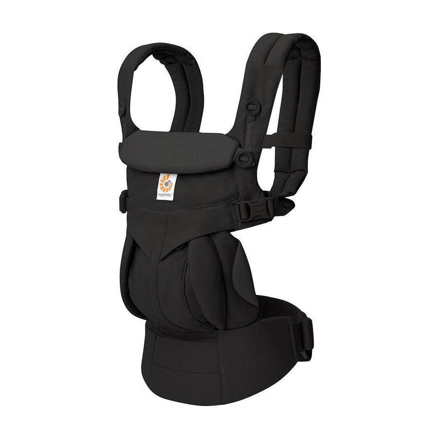 Ergobaby Omni Classic Cotton Baby Carrier - Pure Black-Baby Carriers- | Natural Baby Shower