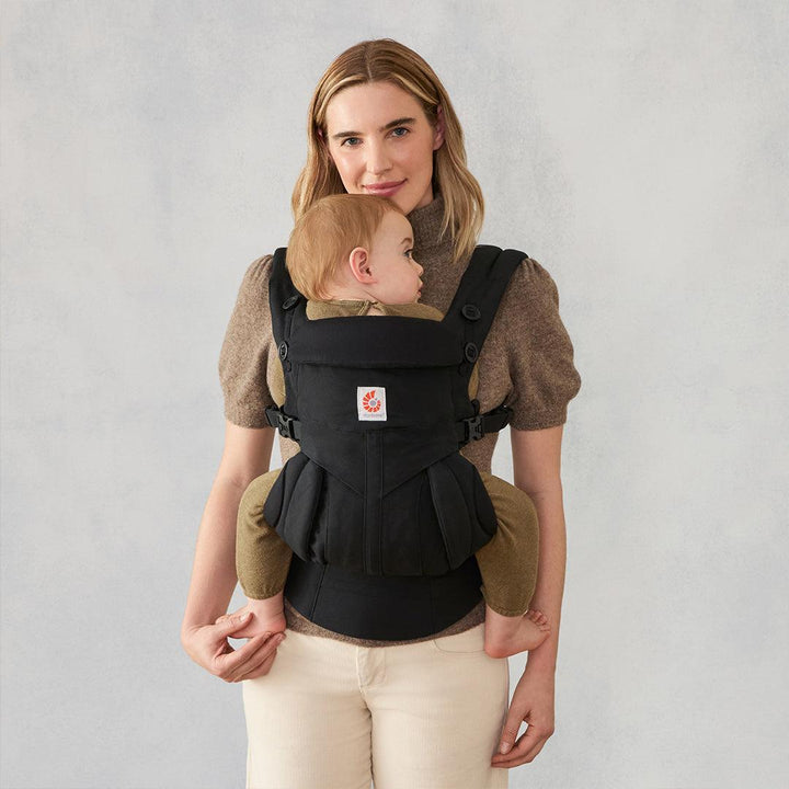 Ergobaby Omni Classic Cotton Baby Carrier - Pure Black-Baby Carriers- | Natural Baby Shower