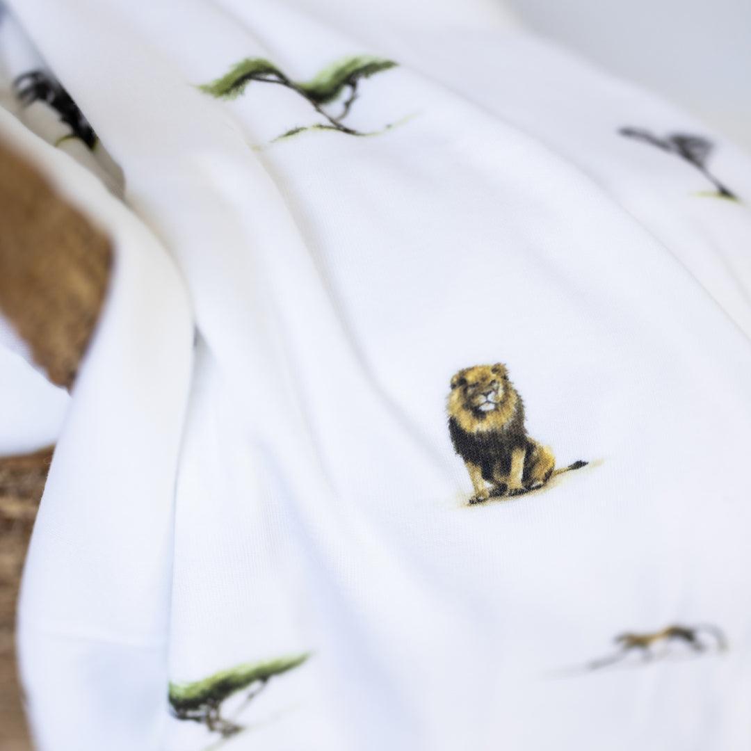 Rosa & Blue Baby Blanket - Safari-Blankets-Safari- | Natural Baby Shower