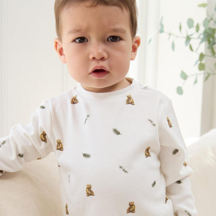 Rosa & Blue Pyjamas - Brown Bear-Pyjamas-Brown Bear-12-18m | Natural Baby Shower