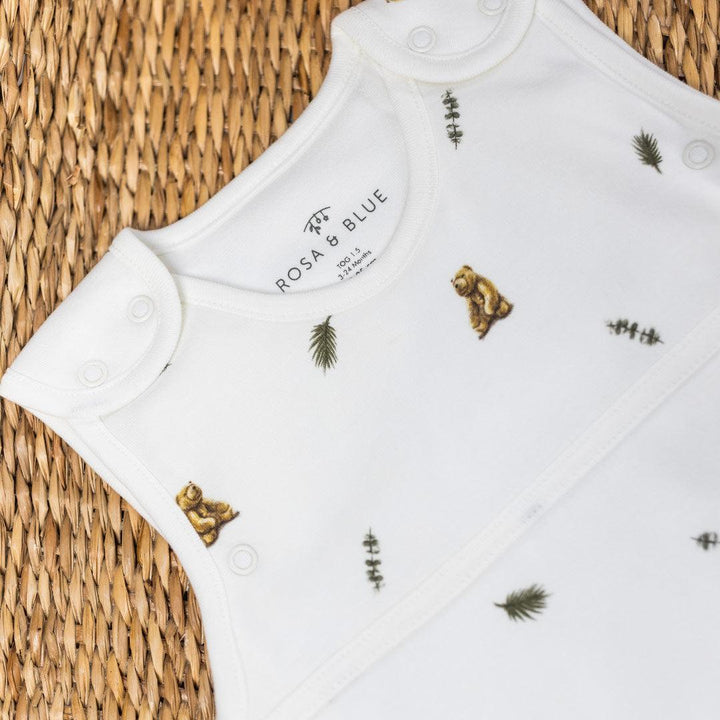 Rosa & Blue Sleeping Bag - 1.5 Tog - Brown Bear-Sleeping Bags-Brown Bear-3-24m | Natural Baby Shower