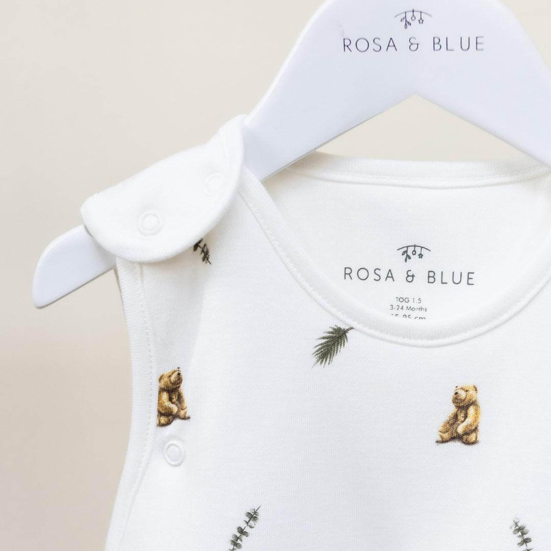 Rosa & Blue Sleeping Bag - 1.5 Tog - Brown Bear-Sleeping Bags-Brown Bear-3-24m | Natural Baby Shower