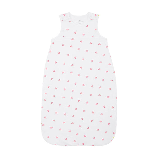 Rosa & Blue Sleeping Bag - 1.5 Tog - Heart-Sleeping Bags-Heart-3-24m | Natural Baby Shower