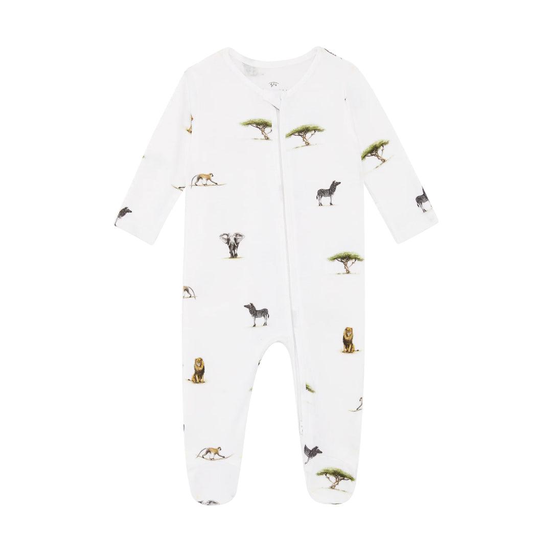 Rosa & Blue Sleepsuit - Safari-Sleepsuits- | Natural Baby Shower