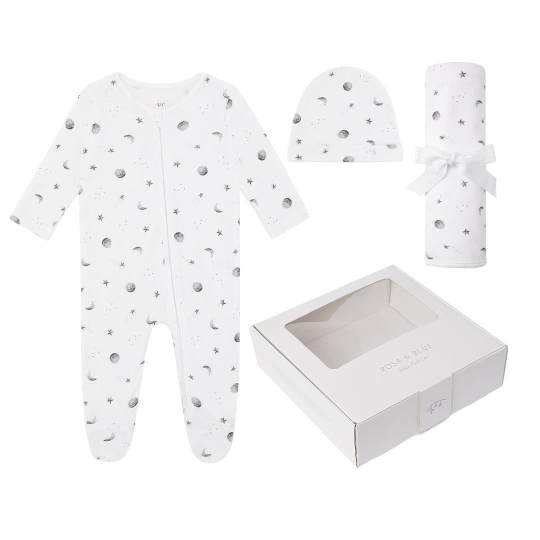 Rosa & Blue Baby Gift Set - Starlit Moon-Clothing Sets-Starlit Moon-0-3m | Natural Baby Shower