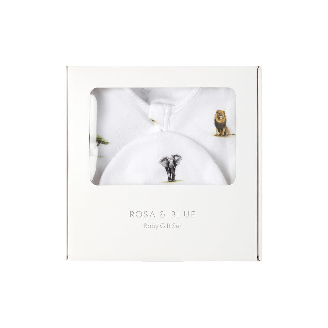 Rosa & Blue Baby Gift Set - Safari-Mama Gift Sets-Safari-0-3m | Natural Baby Shower