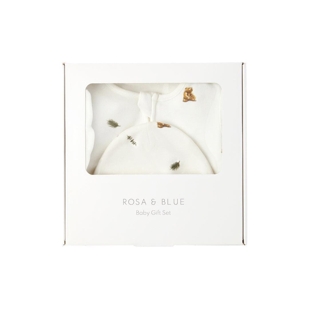 Rosa & Blue Baby Gift Set - Brown Bear-Mama Gift Sets-Brown Bear-0-3m | Natural Baby Shower
