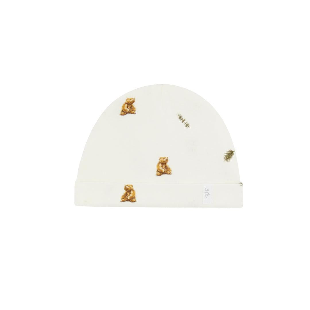 Rosa & Blue Hat - Brown Bear-Hats-Brown Bear-0-3m | Natural Baby Shower