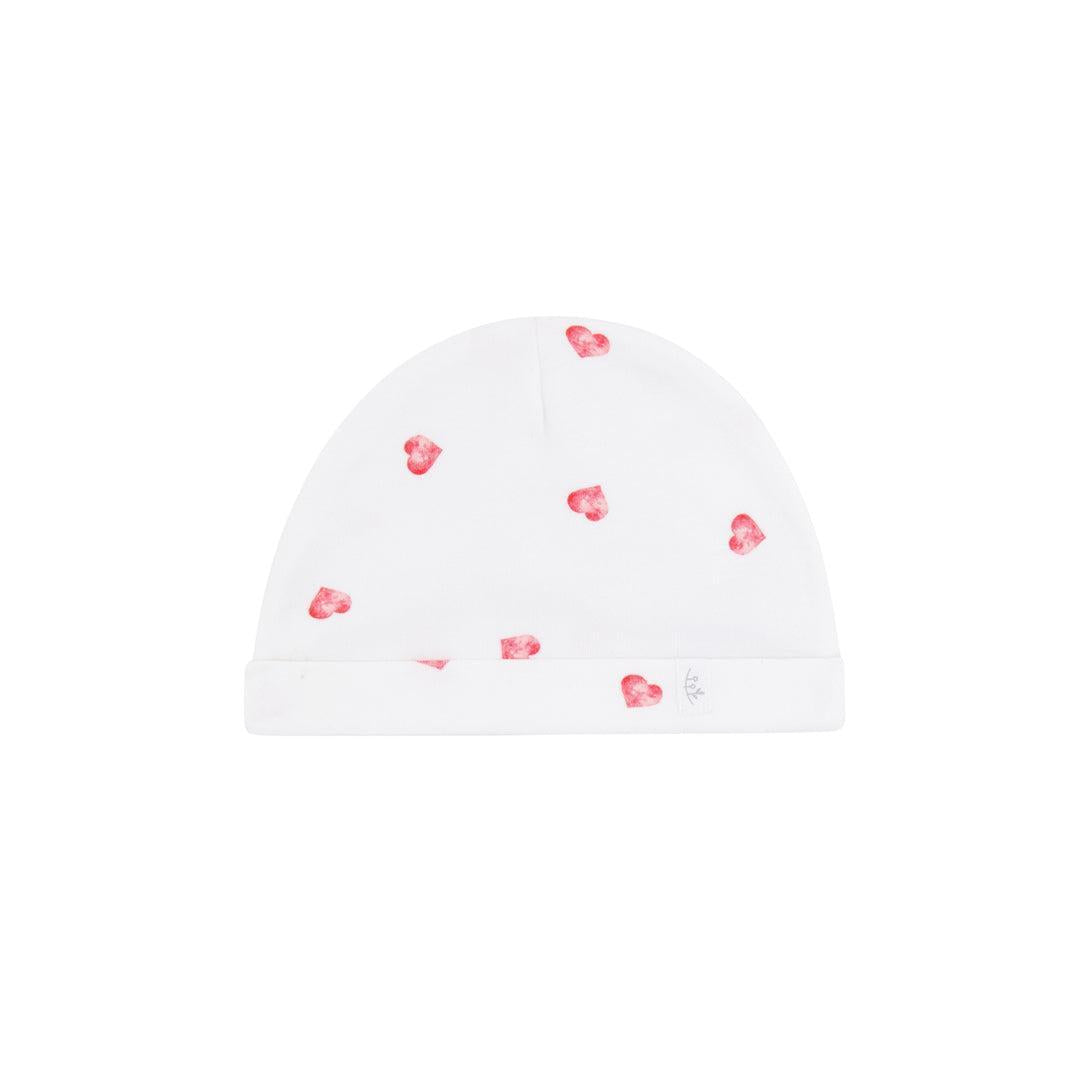 Rosa & Blue Hat - Heart-Hats-Heart-0-3m | Natural Baby Shower