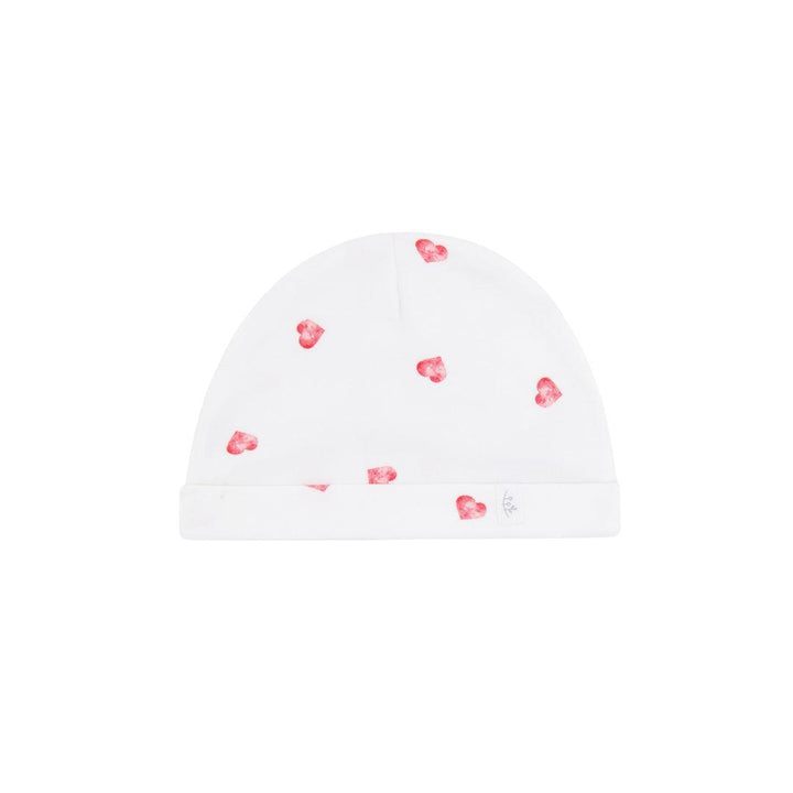 Rosa & Blue Hat - Heart-Hats-Heart-0-3m | Natural Baby Shower