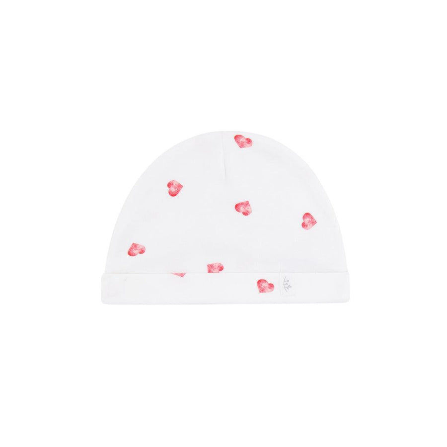 Rosa & Blue Hat - Heart-Hats-Heart-0-3m | Natural Baby Shower