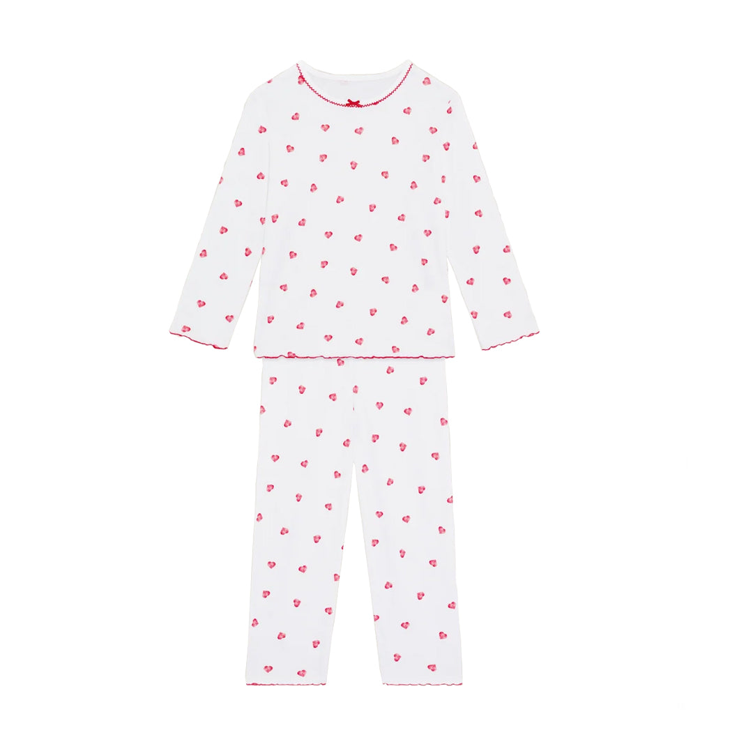 Rosa & Blue Pyjamas - Pink Heart-Pyjamas-Pink Heart-12-18m | Natural Baby Shower