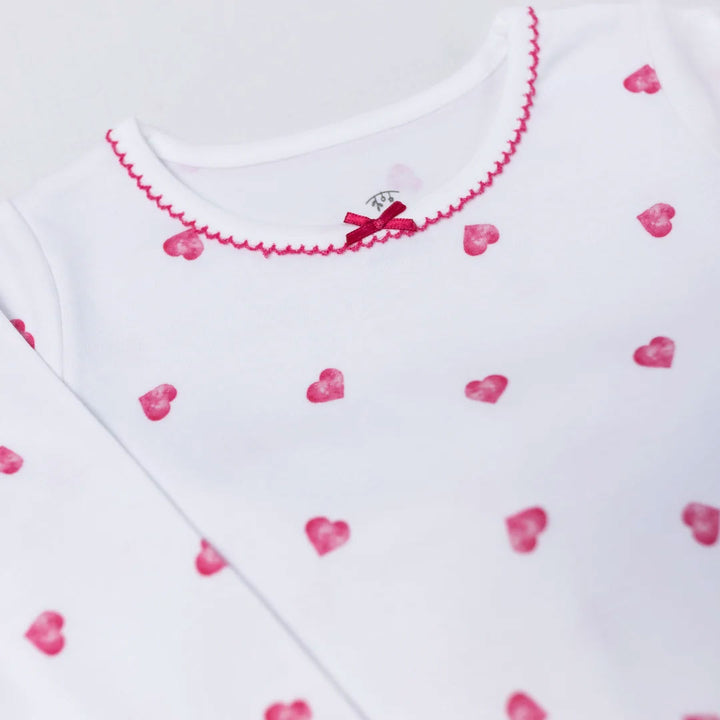 Rosa & Blue Pyjamas - Pink Heart-Pyjamas-Pink Heart-12-18m | Natural Baby Shower