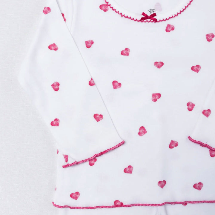 Rosa & Blue Pyjamas - Pink Heart-Pyjamas-Pink Heart-12-18m | Natural Baby Shower