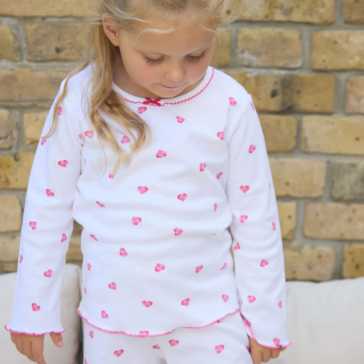 Rosa & Blue Pyjamas - Pink Heart-Pyjamas-Pink Heart-12-18m | Natural Baby Shower