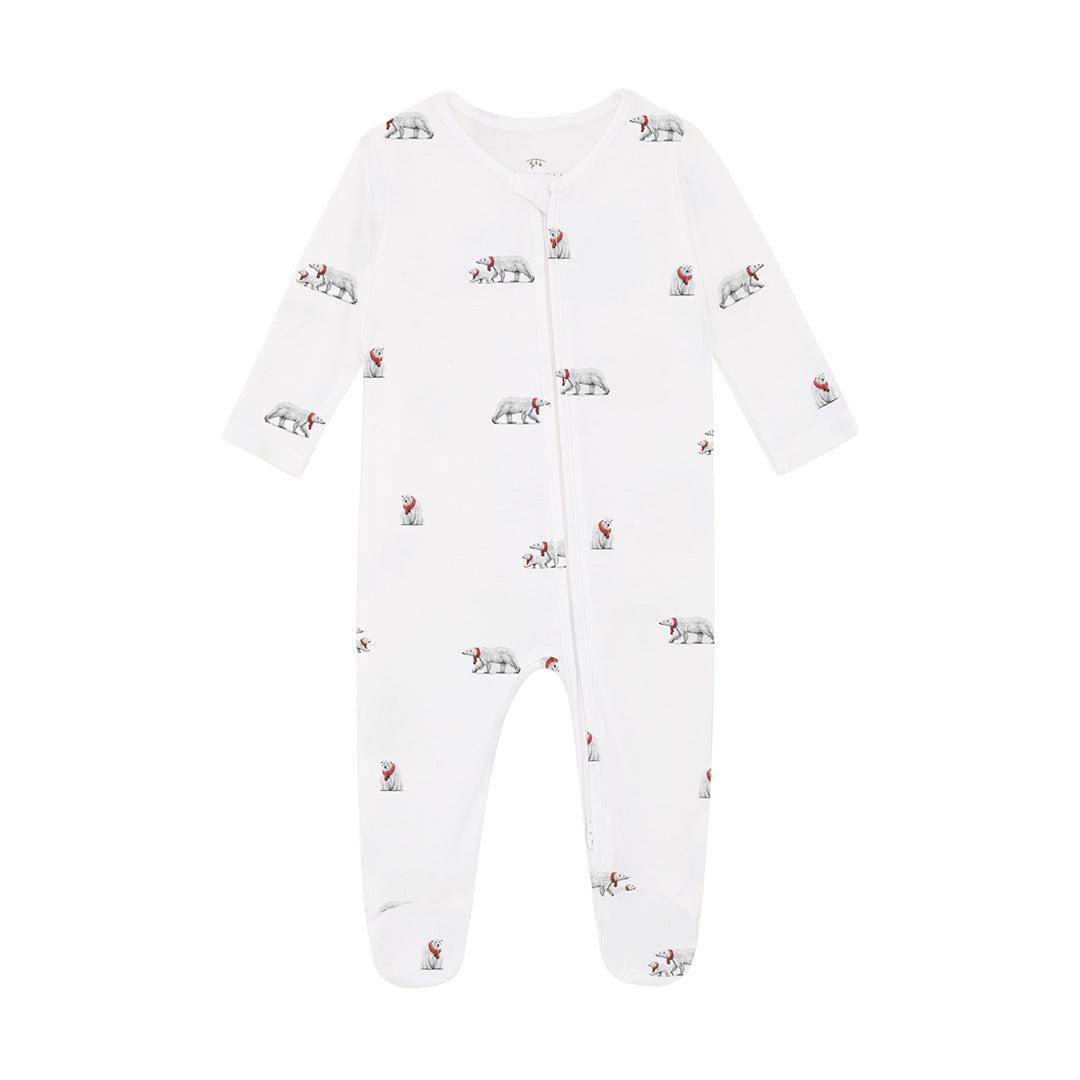 Rosa & Blue Sleepsuit - Polar Bear-Sleepsuits- | Natural Baby Shower