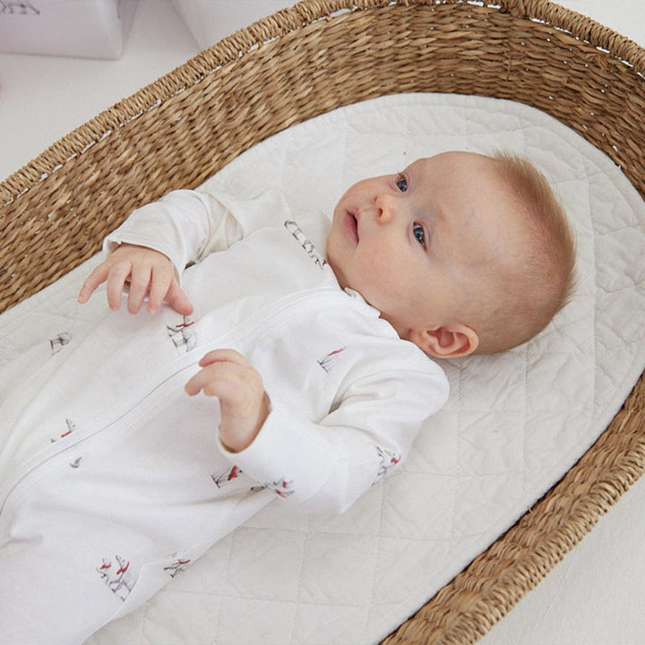 Rosa & Blue Sleepsuit - Polar Bear-Sleepsuits- | Natural Baby Shower