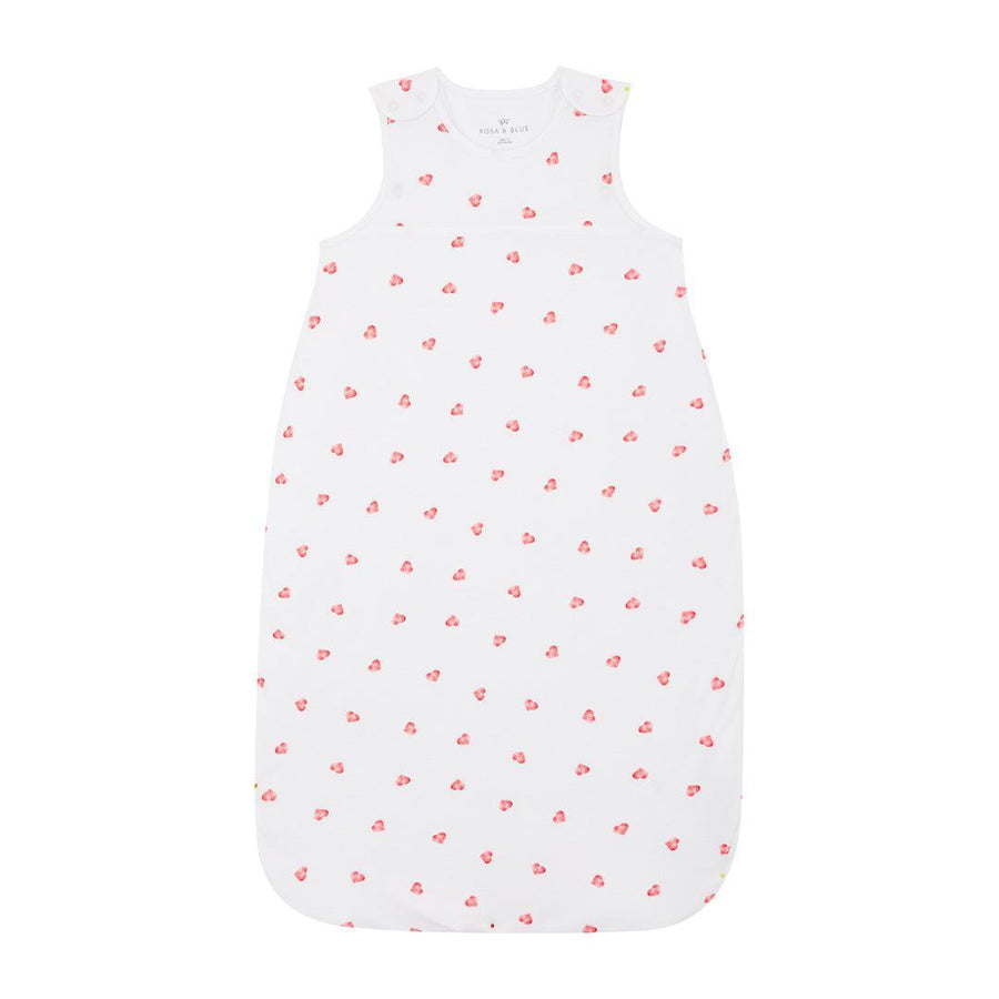Rosa & Blue Sleeping Bag - 2.5 Tog - Heart-Sleeping Bags-Heart-3-24m | Natural Baby Shower