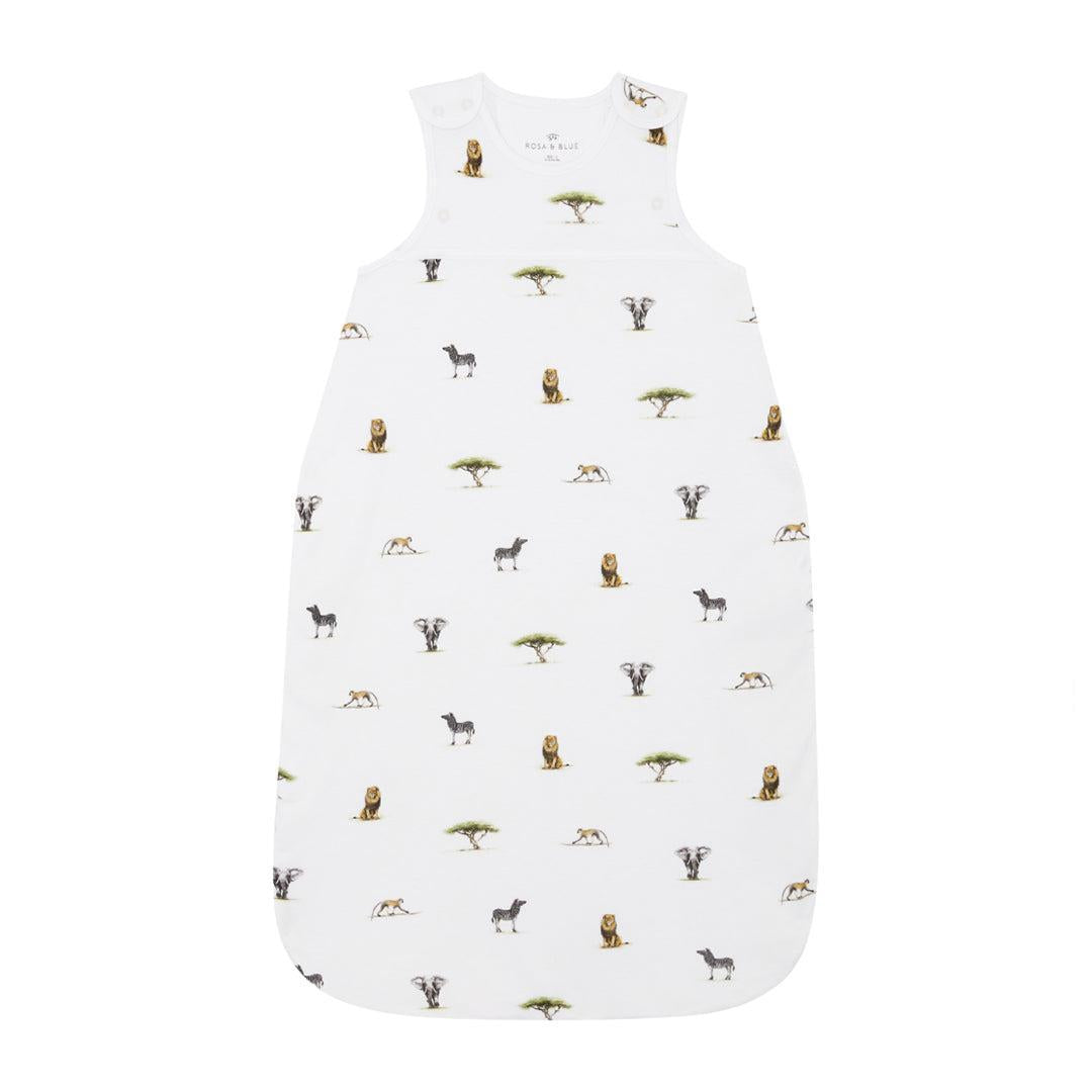 Rosa & Blue Sleeping Bag - 1.5 Tog - Safari-Sleeping Bags-Safari-3-24m | Natural Baby Shower
