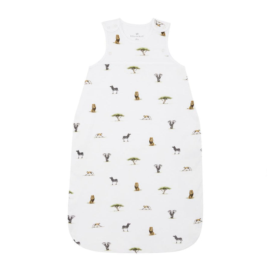 Rosa & Blue Sleeping Bag - 1.5 Tog - Safari-Sleeping Bags-Safari-3-24m | Natural Baby Shower