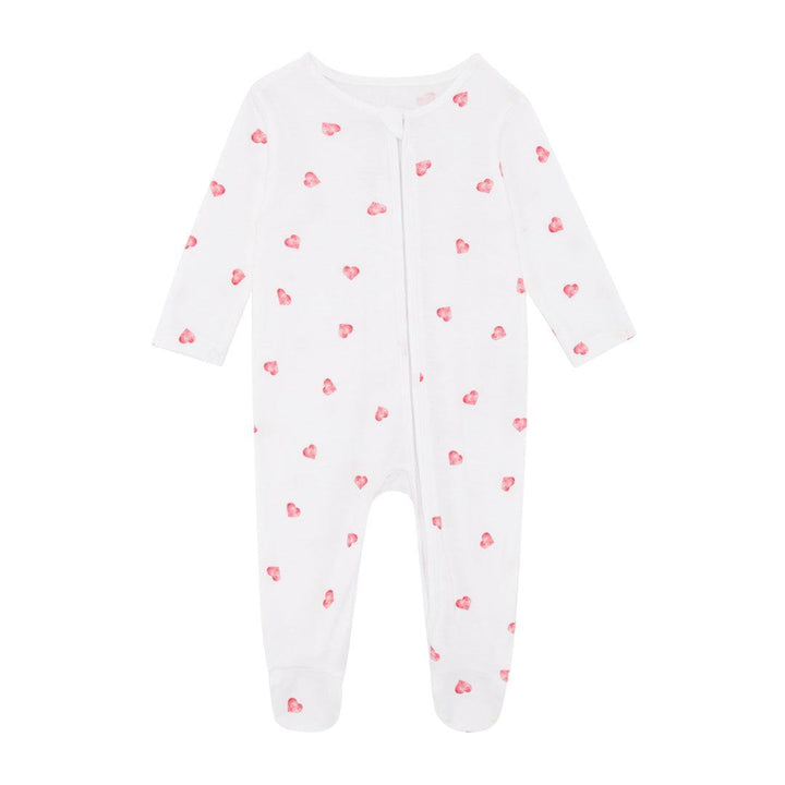 Rosa & Blue Sleepsuit - Heart-Sleepsuits-Heart-Newborn | Natural Baby Shower