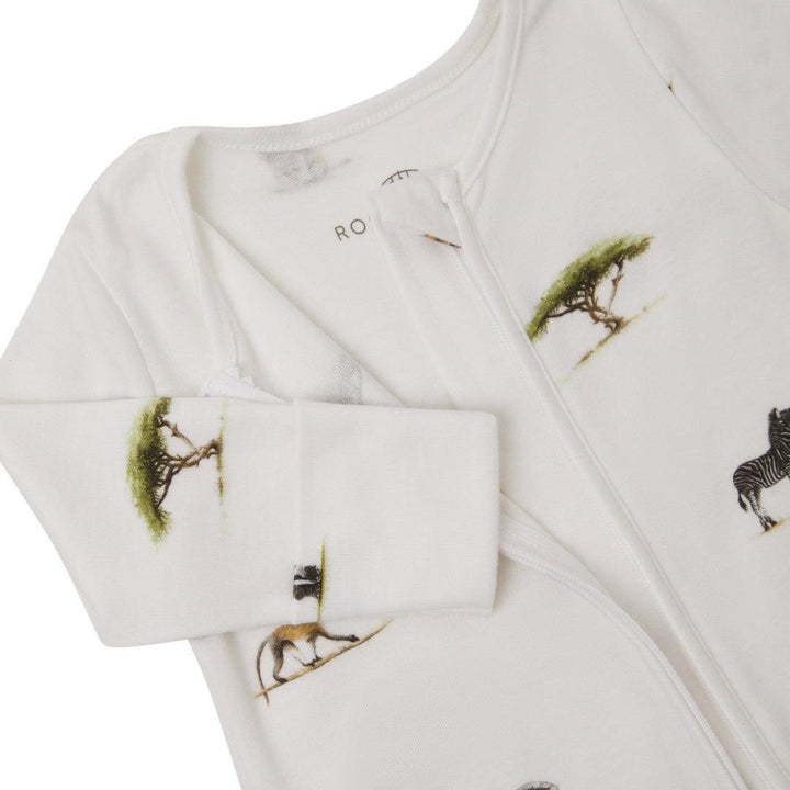 Rosa & Blue Sleepsuit - Safari-Sleepsuits-Safari-Newborn | Natural Baby Shower