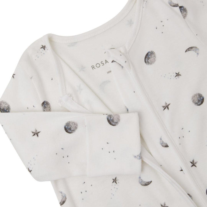 Rosa & Blue Sleepsuit - Starlit Moon-Sleepsuits-Starlit Moon-Newborn | Natural Baby Shower