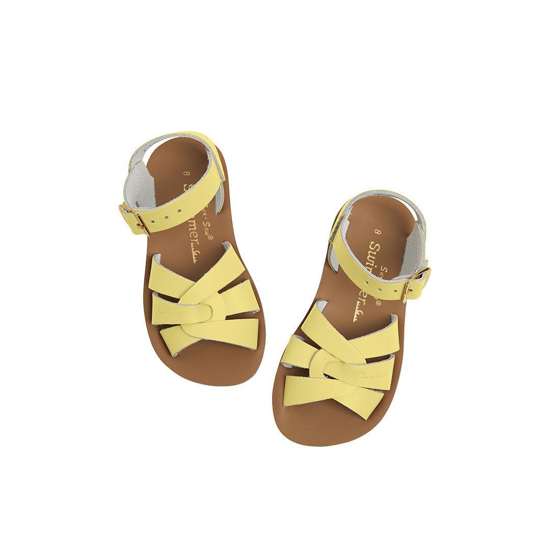 Salt-Water Sun-San Kid's Sandals Swimmer - Butter Yellow-Sandals-Butter Yellow-4 Child | Natural Baby Shower