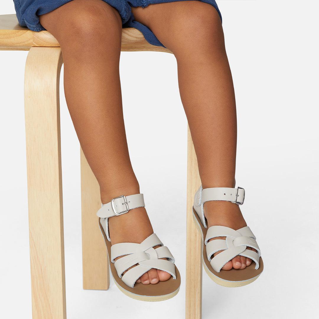 Salt-Water Sandals - Swimmer - Stone-Sandals-Stone-SW 10 Child (UK 9) | Natural Baby Shower