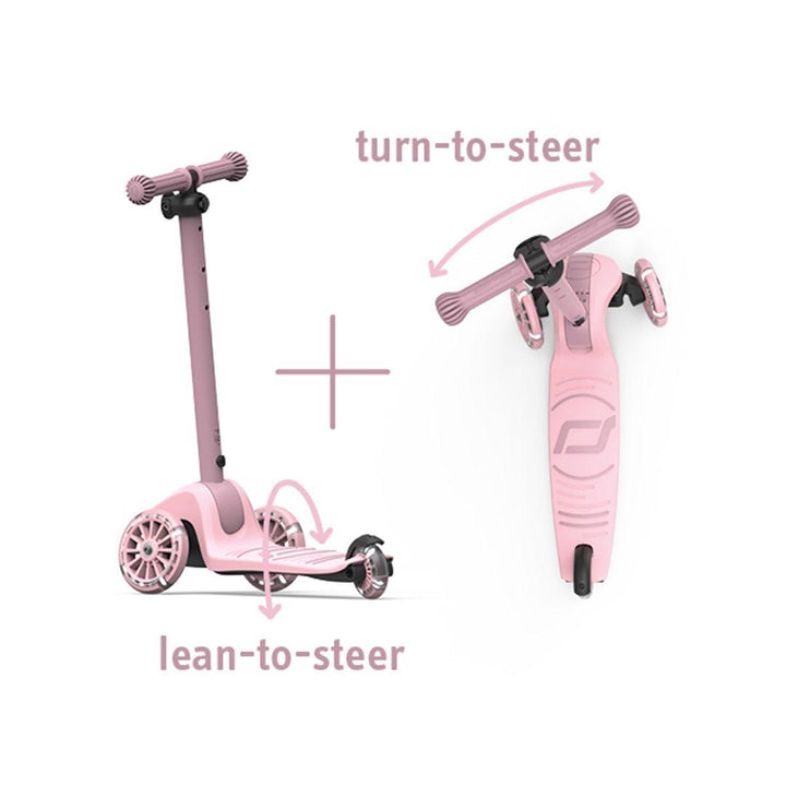 Scoot and Ride Highway Kick 3S - Rose-Scooters-Rose- | Natural Baby Shower