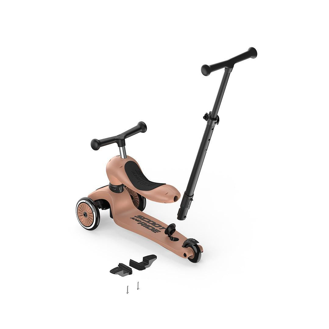 Scoot and Ride Highwaykick 1 Push & Go - Mocha-Scooters-Mocha-One Size | Natural Baby Shower