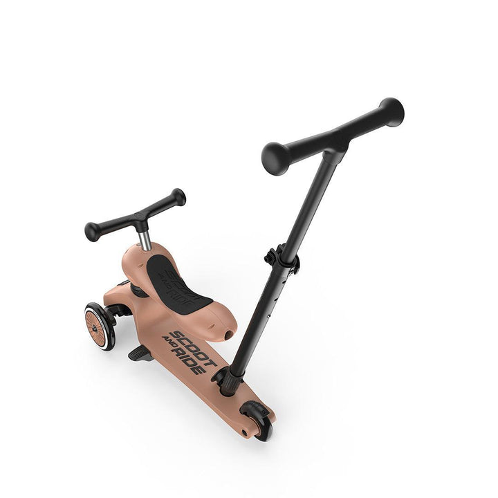 Scoot and Ride Highwaykick 1 Push & Go - Mocha-Scooters-Mocha-One Size | Natural Baby Shower