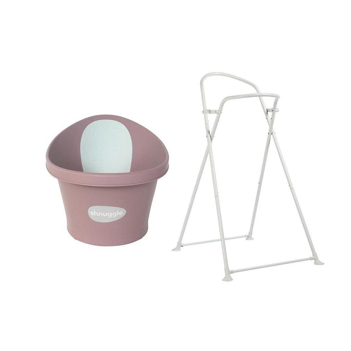 Shnuggle Baby Bath + Plug - Blossom-Baths- | Natural Baby Shower