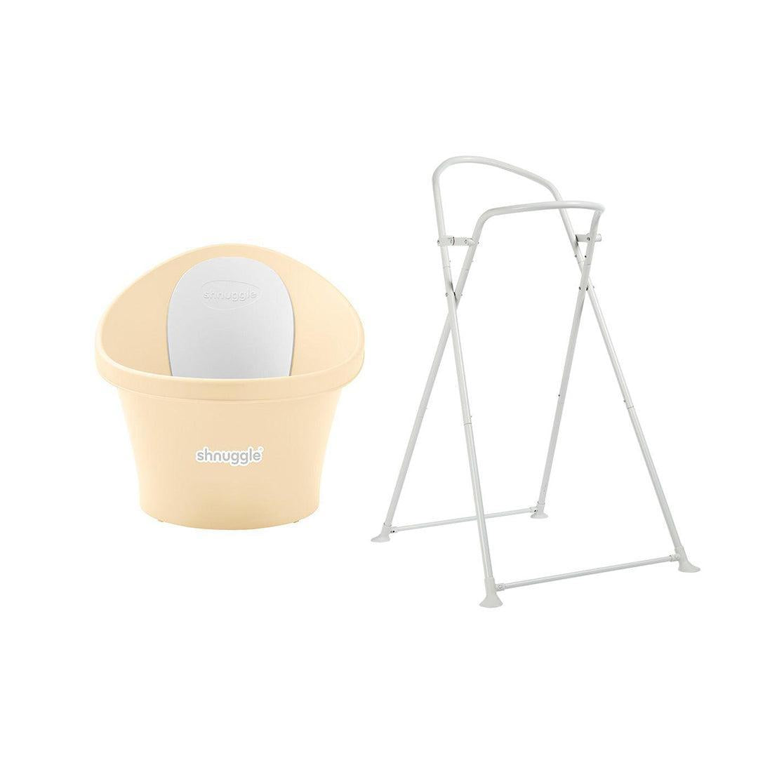 Shnuggle Baby Bath - Pale Yellow-Baths-Pale Yellow- | Natural Baby Shower
