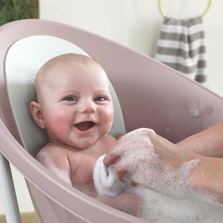 Shnuggle Baby Bath + Plug - Blossom-Baths- | Natural Baby Shower