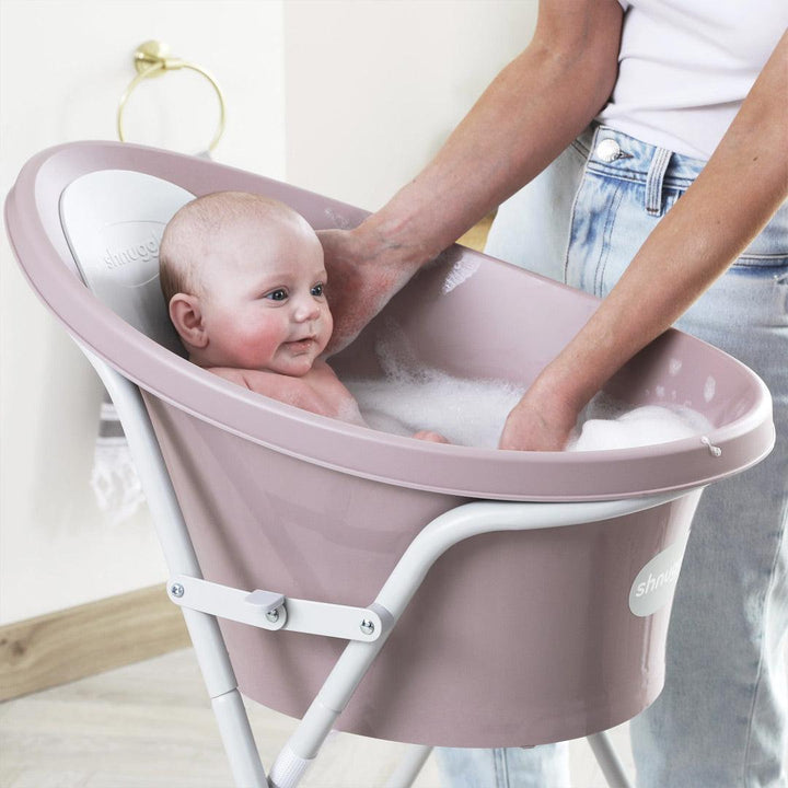 Shnuggle Folding Bath Stand - Grey-Bathing Care-Grey- | Natural Baby Shower