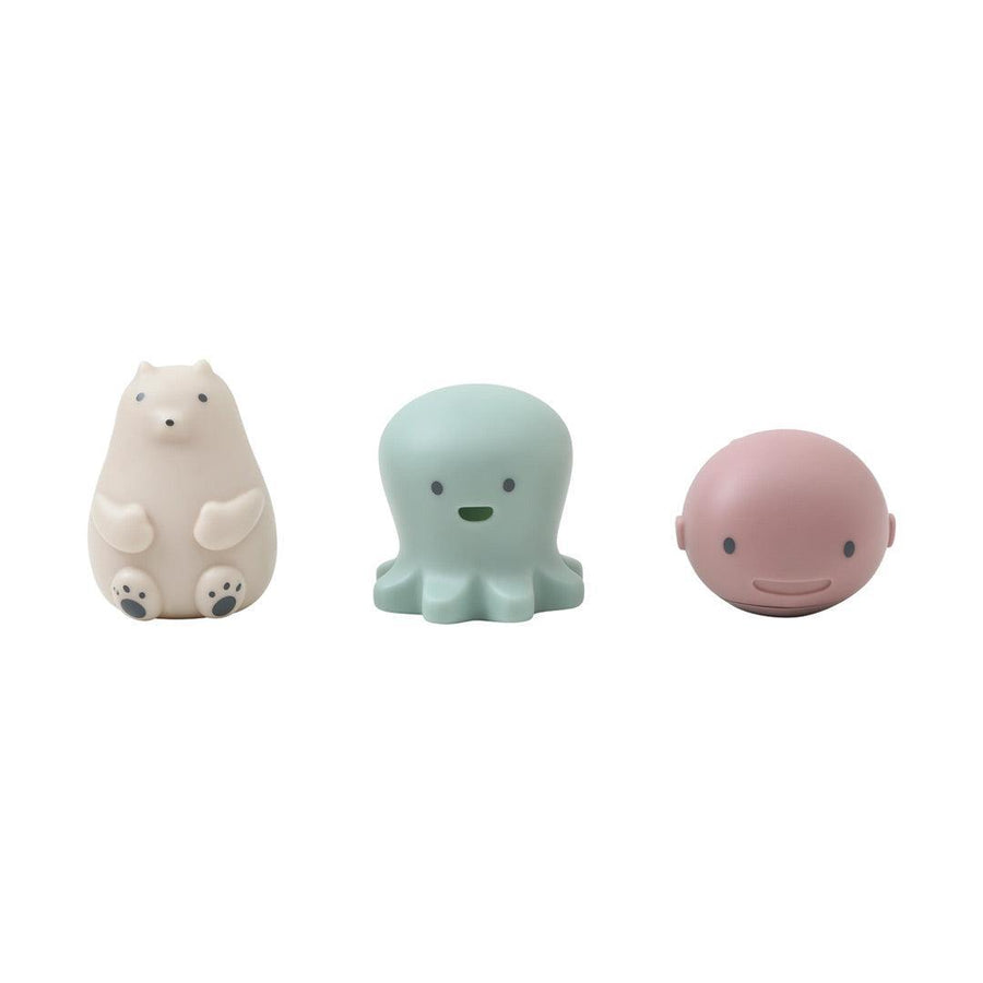 Shnuggle Polar Bear, Whale & Octopus Bath Buddies Set-Bath Toys- | Natural Baby Shower
