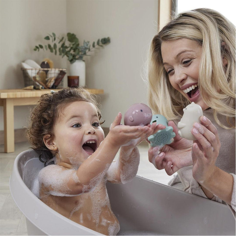 Shnuggle Polar Bear, Whale & Octopus Bath Buddies Set-Bath Toys- | Natural Baby Shower