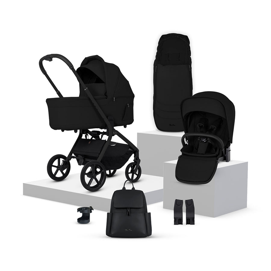Silver Cross Breez Accessory Bundle-Stroller Bundles-Onyx- | Natural Baby Shower