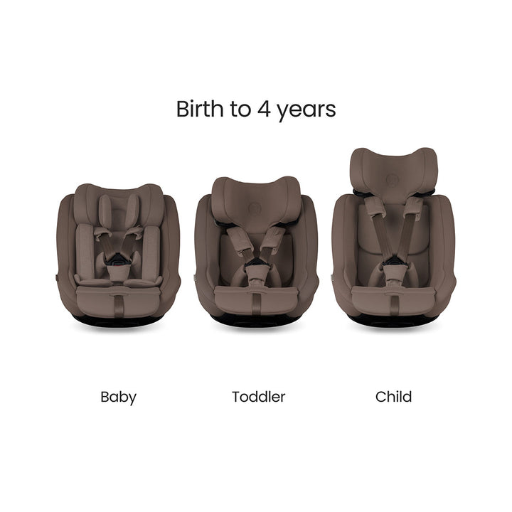 Silver Cross Approach Plus 360 - Timeless Cocoa-Car Seats-Timeless Cocoa-Without Base | Natural Baby Shower