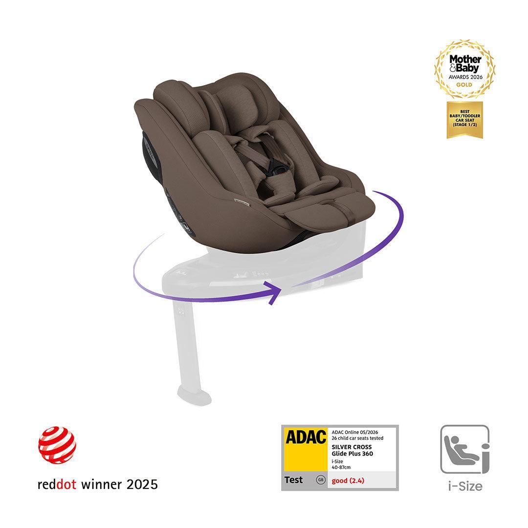 Silver Cross Approach Plus 360 - Timeless Cocoa-Car Seats-Timeless Cocoa-Without Base | Natural Baby Shower