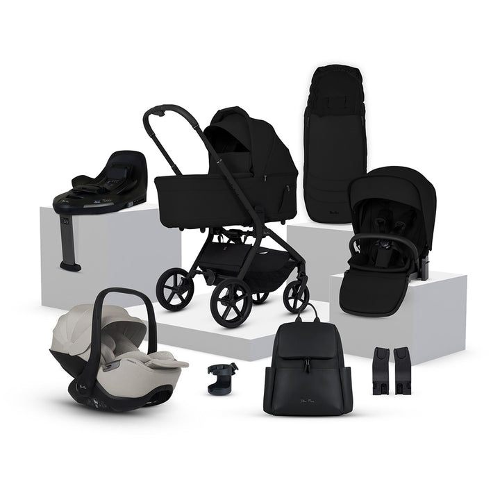 Silver Cross Breez Ultimate 360 Bundle-Travel Systems-Onyx-Glide Plus 360 - Taupe | Natural Baby Shower