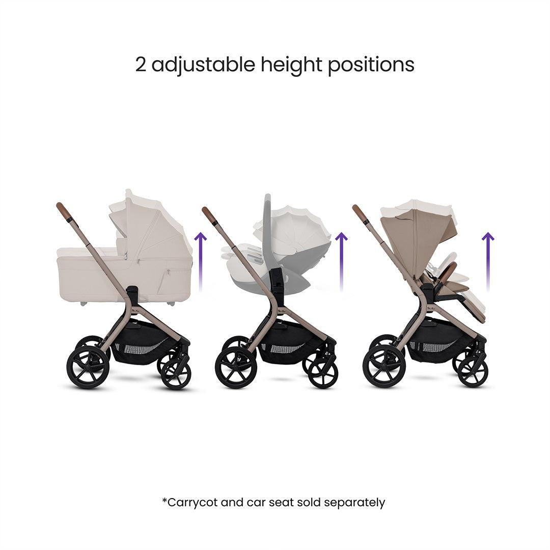 Silver Cross Breez Stroller - Champagne-Strollers-Champagne- | Natural Baby Shower