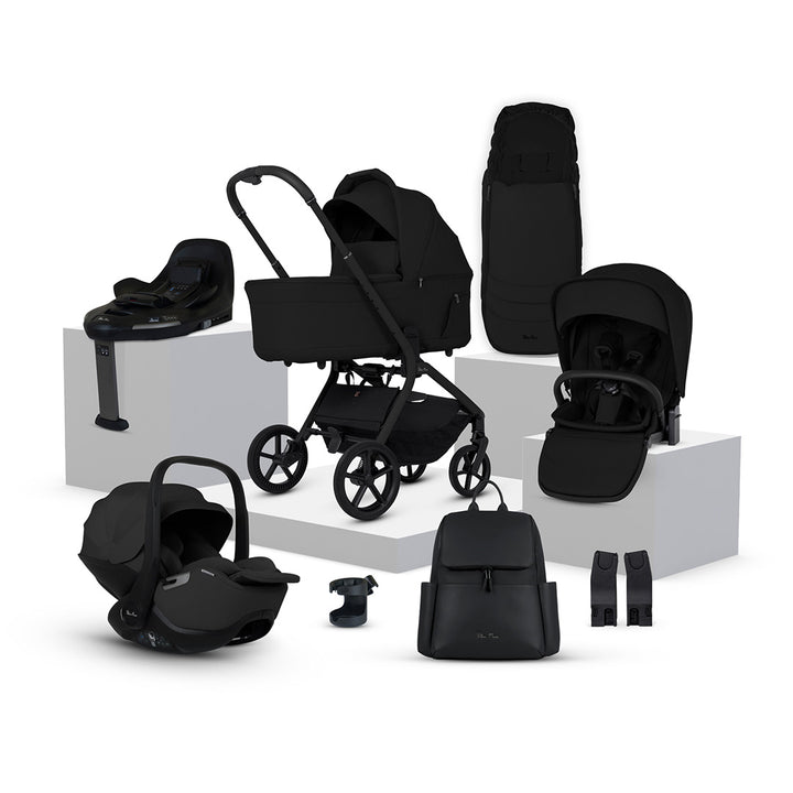Silver Cross Breez Ultimate 360 Bundle-Travel Systems-Onyx- | Natural Baby Shower