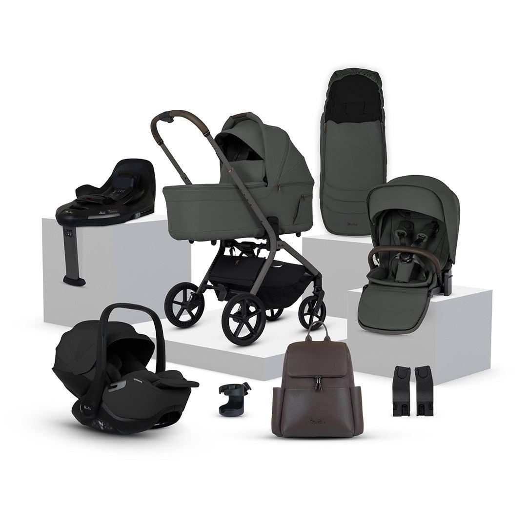Silver Cross Breez Ultimate 360 Bundle-Travel Systems-Pewter- | Natural Baby Shower